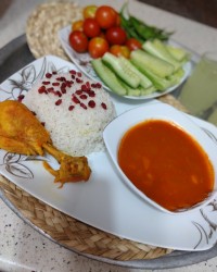 زرشک پلو مرغ