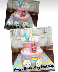 کیک.تولد دخترم