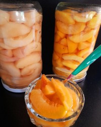 کمپوت شلیل و هلو