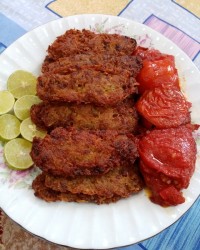 ناهار امروز من کباب شامی