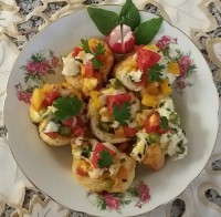 بروشتای پنیر چدار