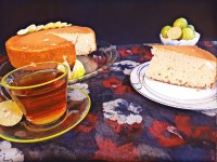 کیک پنیر لیمویی