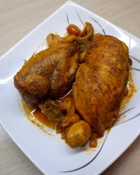 سینه مرغ شکم پر