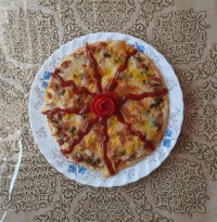 پیتزا خوشمزه من