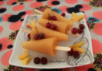 بستنی یخی هلو