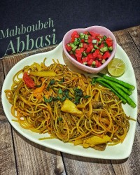 اسپاگتی سبزیجات رژیمی