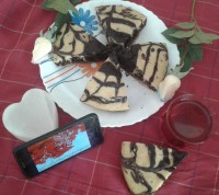 کیک دورنگ (کیک زبرا)
