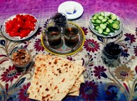 ۱۴۰-افطاری ساده من و آبجیم روز اول ذی الحجه
