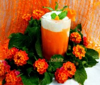 دسر آب هویج بستنی