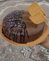 کیک روز عشق سالروز ازدواج پدر و مادر امت