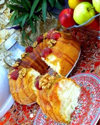 کیک لیمو ترش ورق بزن دوست جان