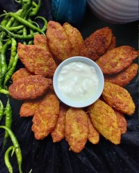 کتلت کالباس خشک وگوشت چرخ کرده