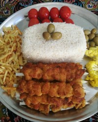 کباب مرغ سوخاری