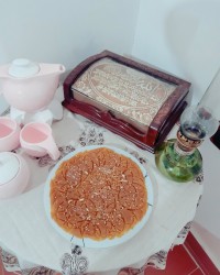 اینم حلوا برای اموات در روز پنجشنبه....