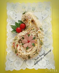 سالاد ماکارونی قالبی