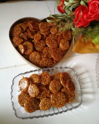 سوهان عسلی کنجدی