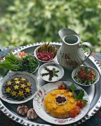 قرمه سبزی جان? تو خونه ییلاقی جای همتون خالی عزیزای من? پاپیون جان لطفا قبول کن?