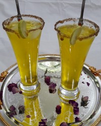 شربت لیمو زعفران