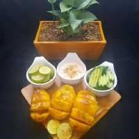 سیب زمینی کبابی سنگی