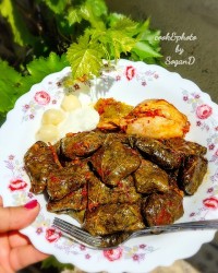 دلمه و آش دوغ