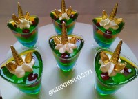 ژله لیوانی تک شاخ دونات تک شاخ ٫