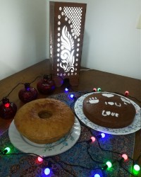 کیک عصرانه کاکائویی ودارچینی