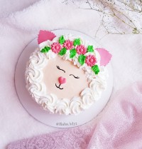 کیک شیفون نارگیلی