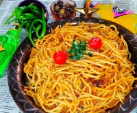 ماکارانی دستپخت پسر جان