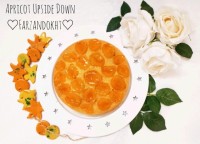 کیک آپساید داون زردآلو