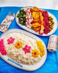 جوجه کباب زعفرونی