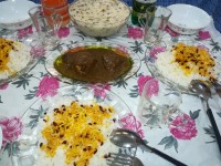 فسنجان و آش دوغ مازندرانی