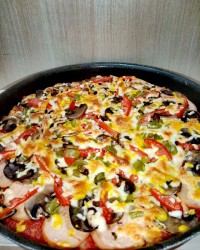 پیتزا مخلوط خونگی