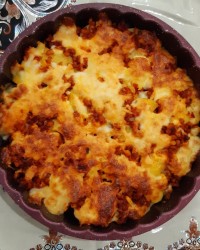 سوفله سیب زمینی و گوشت