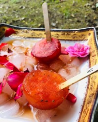 آلاسکا زعفرونی و آلبالویی