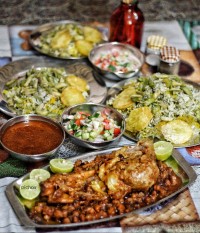 باقالی پلو با ماهیچه