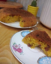 کیک هویج وکشمش