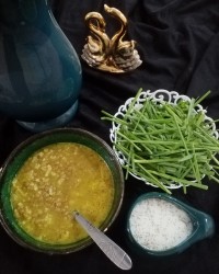 عدسی غذای مورد علاقه پسرم عالی بود