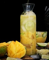 Mango soda drink