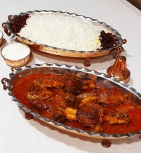 زرشک پلو با ماهیچه
