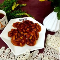 سوهان عسلی بادامی