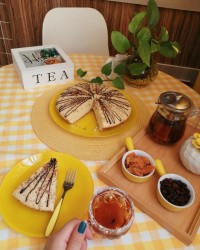 کیک ساده وانیلی