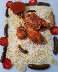 چلو گوشت بوقلمون