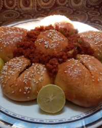 پیراشکی گوشت در فر