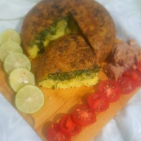 ته چین کوکو سبزی