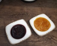 مربای آلبالو و مربای زردآلو قرار پاپیونی با مصی عزیز