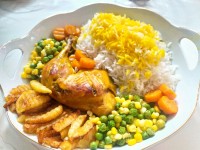 برنج و مرغ❤️❤️❤️