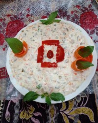 سالاد الویه جان خوشمزه