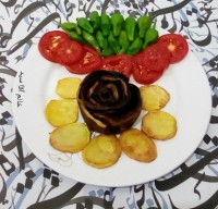 حاضری خوشمزه (بادمجان)