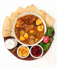 خوراک گوشت و سبزیجات