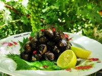 دلمه برگ مو بدون گوشت